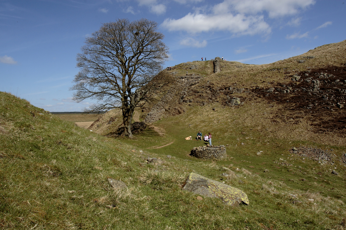 Sycamore Gap 02 - Barry Turnbull - April 2006